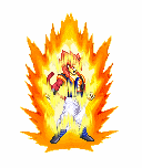 Gogeta Super Saiyan 4 aura