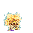 Gotenks charging up