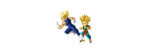 Vegeta vs chibi Trunks