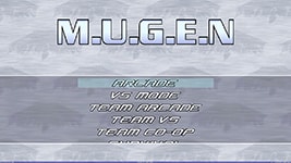 M.U.G.E.N schermata iniziale