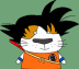 Gatto Goku che Ride (Avatar Animato)